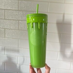 Starbucks green cup venti!